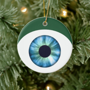 Christmas Tree Blue Eye Ornament