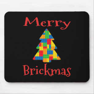 Christmas Tree Brick Master Builder Brick Set Bloc Mousepad