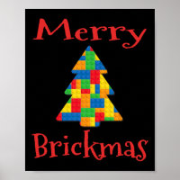Christmas Tree Brick Master Builder Brick Set Bloc