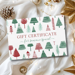 CHRISTMAS TREE BUSINESS CERTIFICCCENT Geschenk für