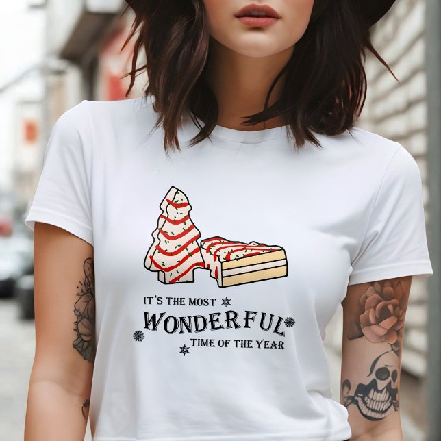 Christmas Tree Cake Printing T-Shirt (Von Creator hochgeladen)