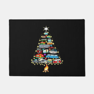 Christmas Tree Camper Vehicles Camping RVing Fußmatte