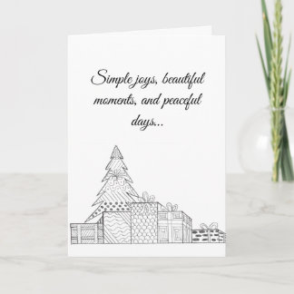 Christmas Tree Card Feiertagskarte