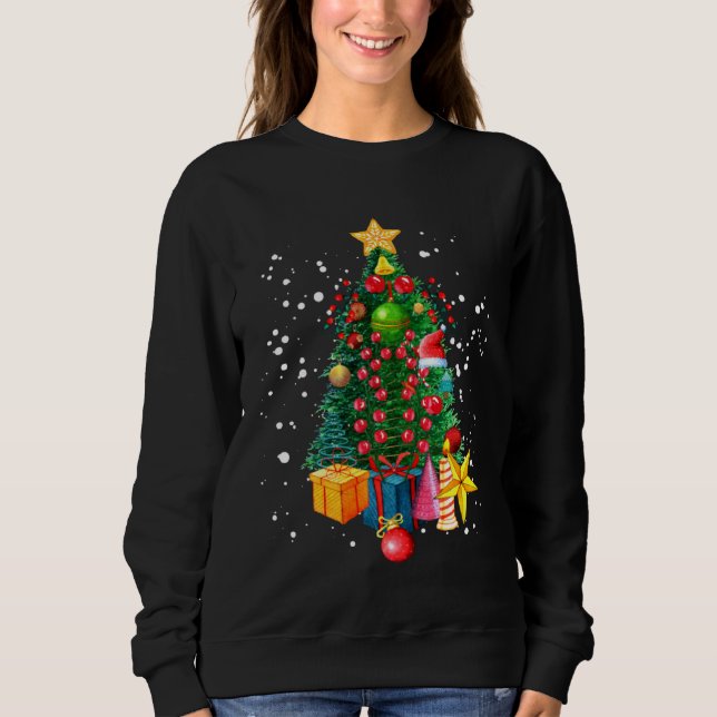 Christmas Tree Christmas Pyjamas  2 Sweatshirt (Vorderseite)
