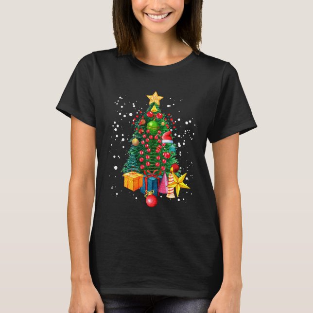 Christmas Tree Christmas Pyjamas  2 T-Shirt (Vorderseite)