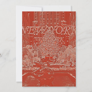 Christmas Tree Collection - New York, New York Einladung