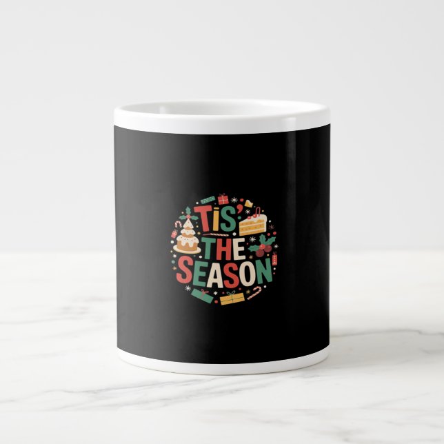 Christmas Tree Cute - Tis The Season Jumbo-Tasse (Vorderseite)