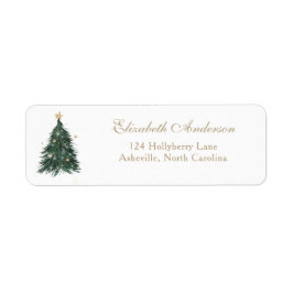Christmas tree Elegant Address