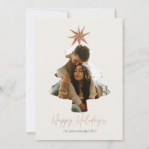 Christmas Tree Family Foto Card