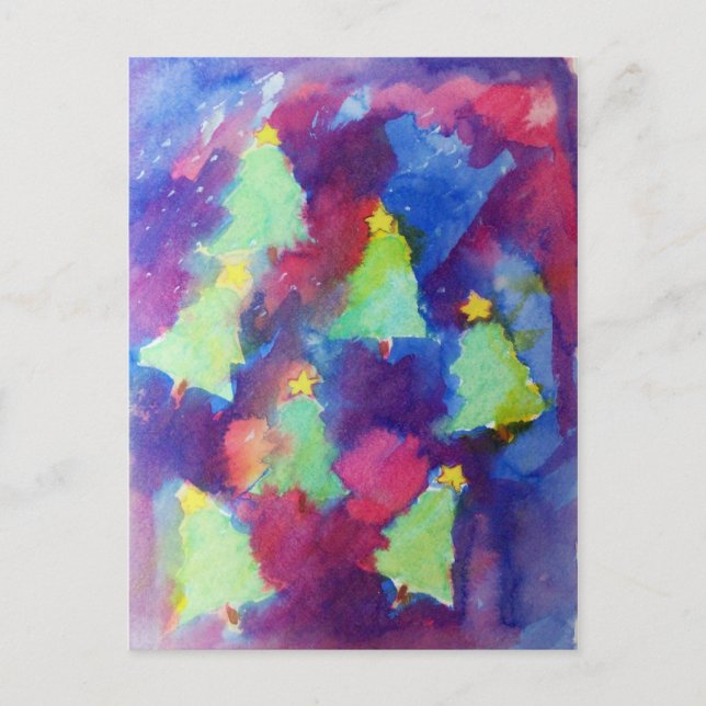 CHRISTMAS TREE FEIERTAGSPOSTKARTE (Vorderseite)