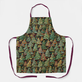 Christmas Tree Forest Whimsey Schürze