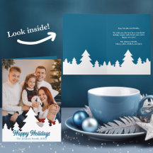 Christmas Tree Foto Overlay Niedlich Blue Family