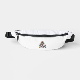Christmas Tree French Bulldogs Frenchie French Bul Bauchtasche
