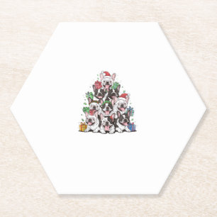 Christmas Tree French Bulldogs Frenchie French Bul Untersetzer