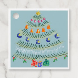 Christmas tree geschenkanhänger