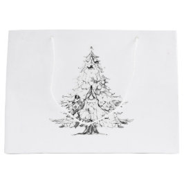 CHRISTMAS TREE GIFT BAG STYLE DESIGN GROßE GESCHENKTÜTE