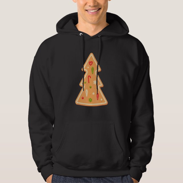 Christmas Tree Gingerbread cake Xmas Hoodie (Vorderseite)
