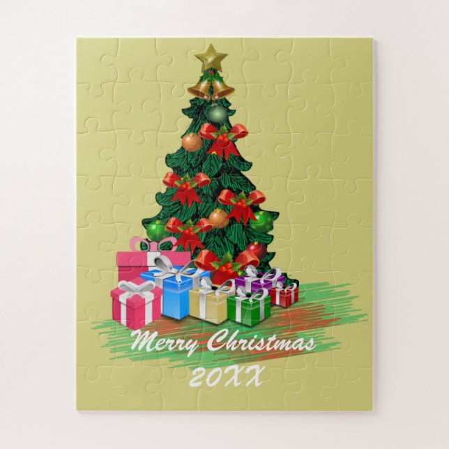 Christmas Tree Jigsaw Puzzle (Vertikal)