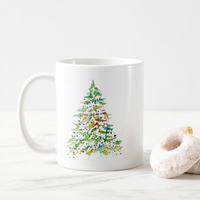 Christmas Tree Kaffeetasse (Mit Donut)