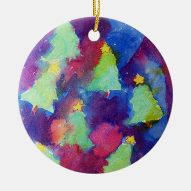 CHRISTMAS TREE KERAMIKORNAMENT (Vorne)