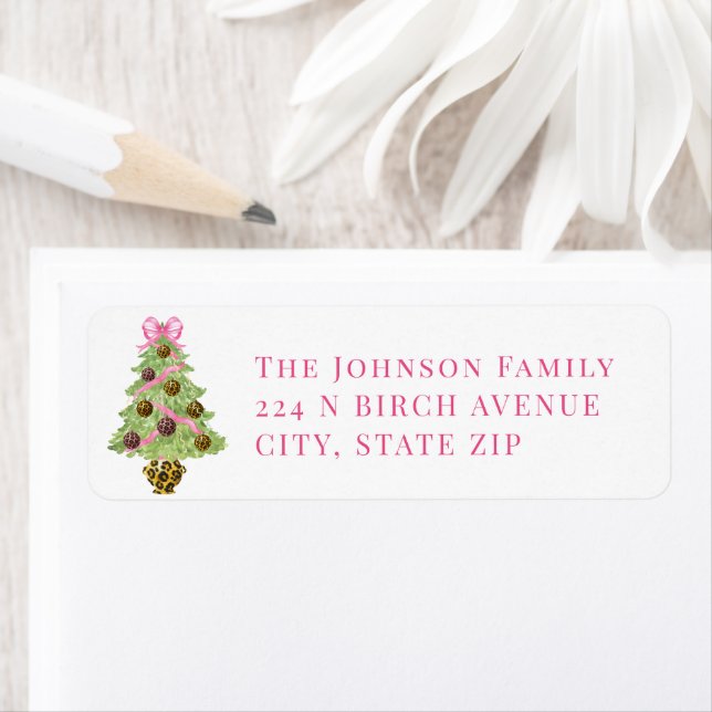 Christmas Tree Leopard Ornament (Insitu)