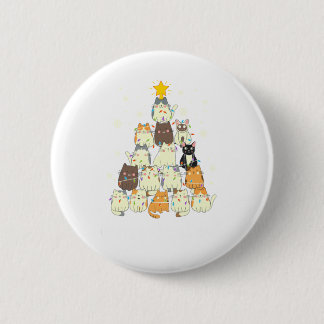 Christmas Tree Lover Woman Kid - Funny Merry Chris Button