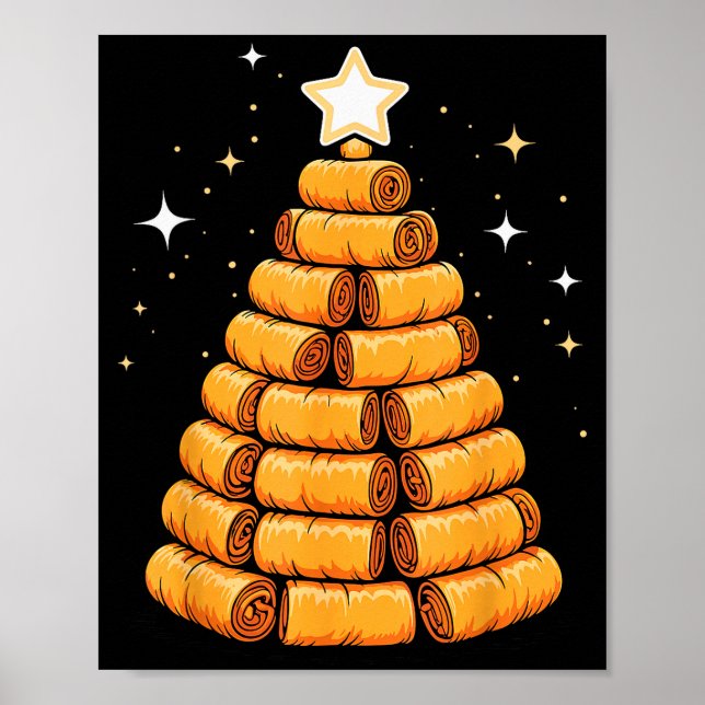 Christmas Tree Luma Filino Spring Rolls  Poster (Vorne)