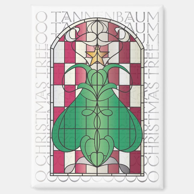 Christmas Tree Magnet (Vorderseite)