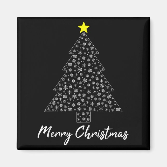 Christmas Tree Matching Family Santa Claus Holiday Magnet (Vorne)