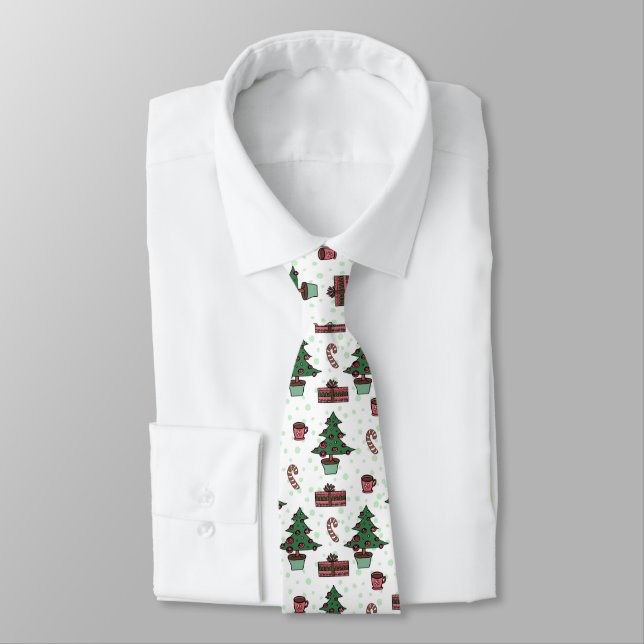 Christmas Tree Neck Tie Krawatte (Gebunden)