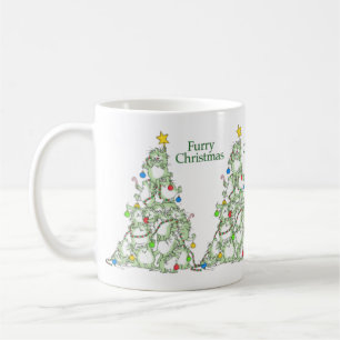 CHRISTMAS TREE OF KITTIES Sandra Boynton Kaffeetasse