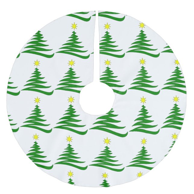 **CHRISTMAS TREE OH CHRISTMAS TREE** TREE SKIRT POLYESTER WEIHNACHTSBAUMDECKE (Vorderseite)
