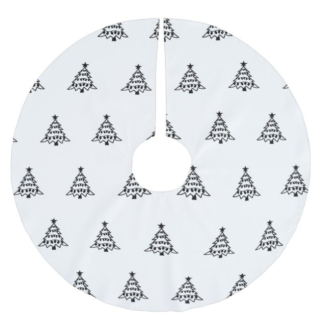 **CHRISTMAS TREE OH CHRISTMAS TREE** TREE SKIRT POLYESTER WEIHNACHTSBAUMDECKE (Vorderseite)