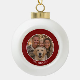Christmas Tree Ornament Add Your Photo and Text
