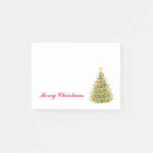Christmas Tree Pads Post-it Notes Holiday Pads Klebezettel
