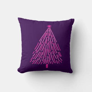 Christmas tree pink kissen
