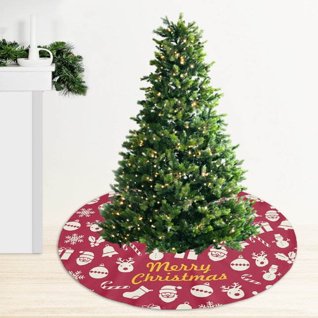 Christmas Tree Skirt Polyester Weihnachtsbaumdecke (Von Creator hochgeladen)