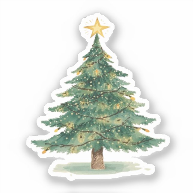 Christmas Tree Sticker (Vorderseite)