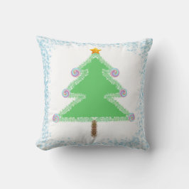 Christmas Tree Throw Cushion Kissen