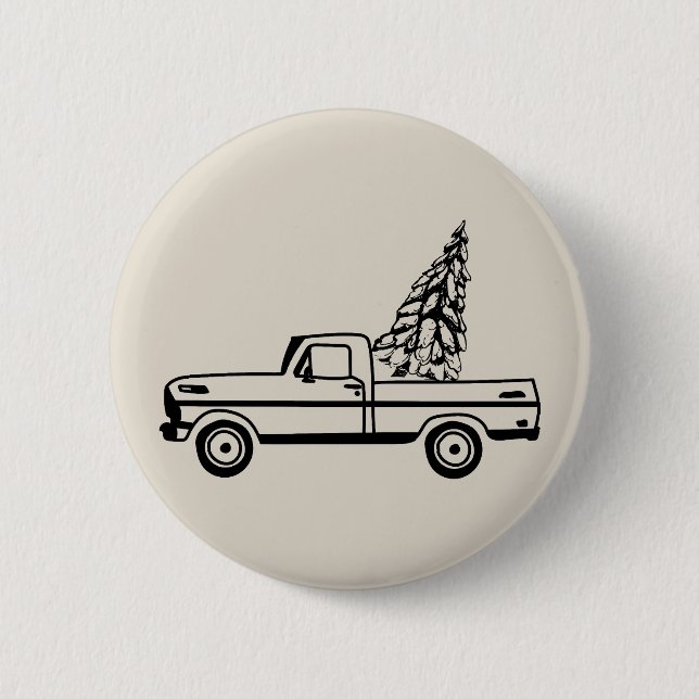 Christmas tree truck button (Vorderseite)