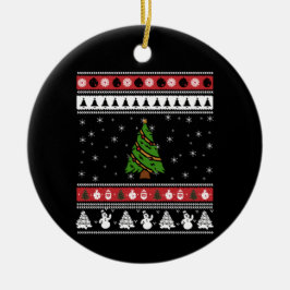 Christmas Tree Ugly Christmas Keramik Ornament