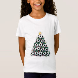 Christmas Tree with Soccer Balls T-Shirt