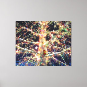 Christmas Treehouse Canvas Print Leinwanddruck