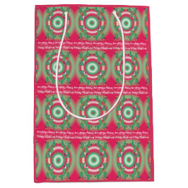 Christmas Trees Gift Bag Mittlere Geschenktüte