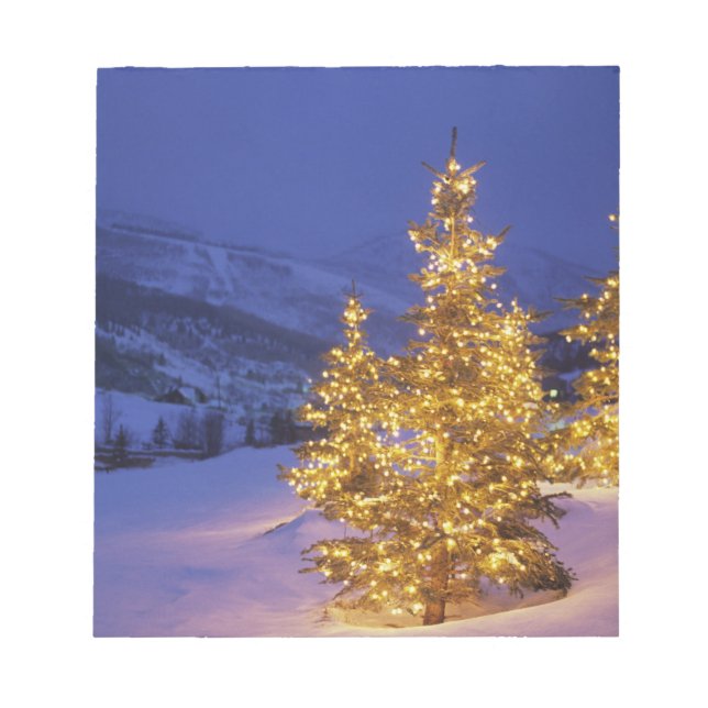 Christmas Trees, Park City, Wastch Mountains, Notizblock (Vorderseite)