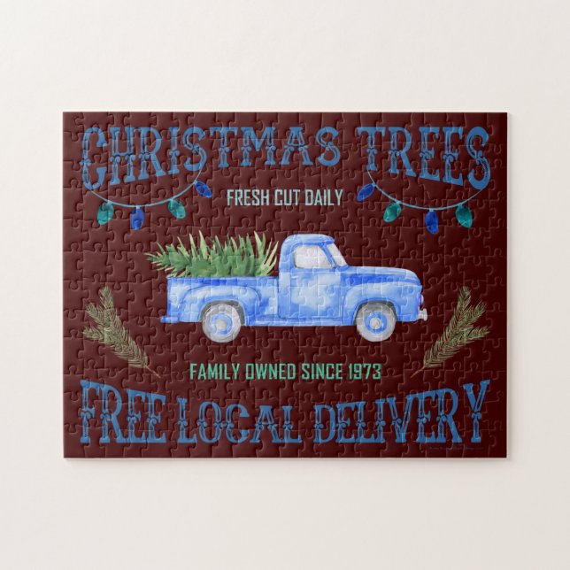 CHRISTMAS TREES PUZZLE (Horizontal)