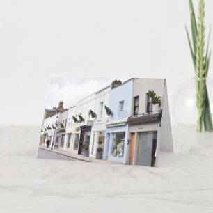 Christmas Trees Walton Street Chelsea London UK Karte