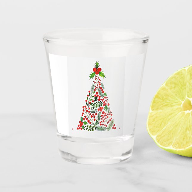 CHRISTMAS TREM ADORABLE SHOT GLASS SCHNAPSGLAS (Vorderseite)