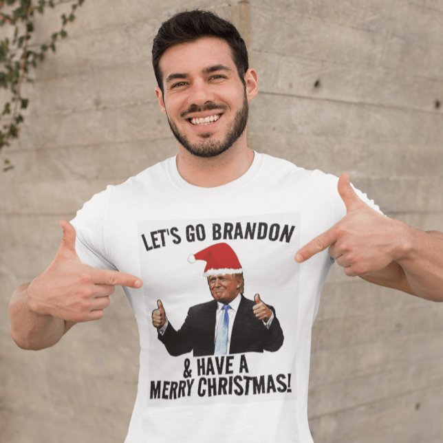 CHRISTMAS TRUMP LET'S GO BRANDON T - SHIRT T-SHIRT (Von Creator hochgeladen)