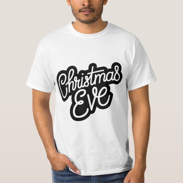 Christmas Typography Sayings T-Shirt (Vorderseite)